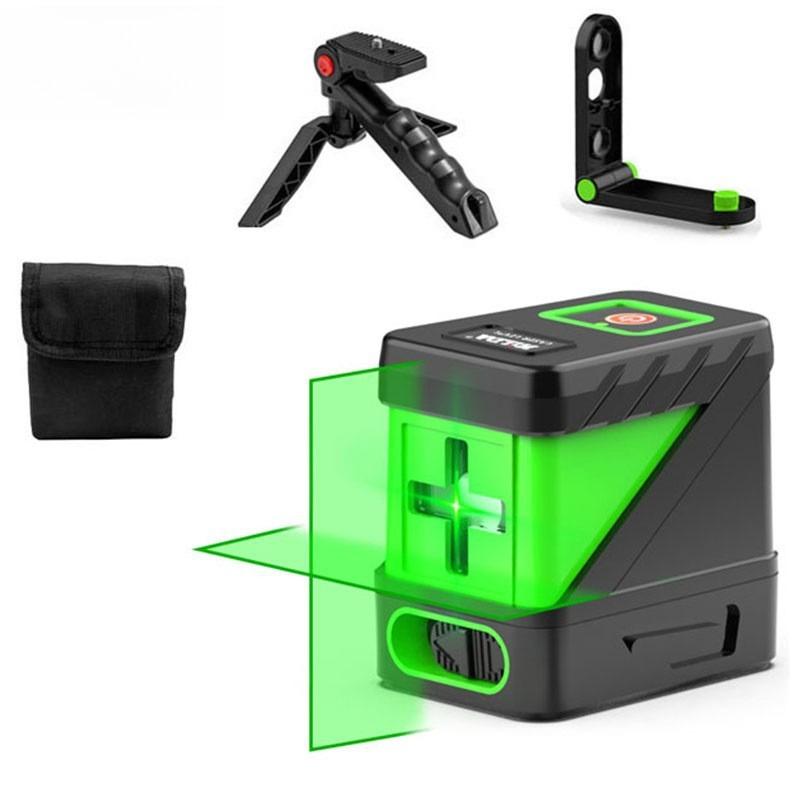 High-Precision 2-Line Laser Level Multi-Function Automatic Line Projector Leveling Instrument