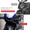 Für Motorrad Abtrieb Naked Frontspoiler Winglet Aerodynamischer Flügel YZFR3 2025 2024 YZFR25 YZF R3 R25 2025 2019-2024