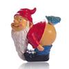 Cheeky Garden Gnome Statue Funny Dwarf Figurine For Outdoor Decoration