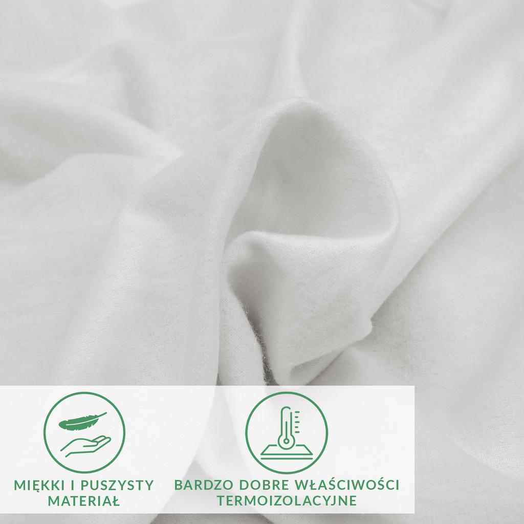 Flannel fitted sheet 200x220 SOFT warm FLANNEL ecru color