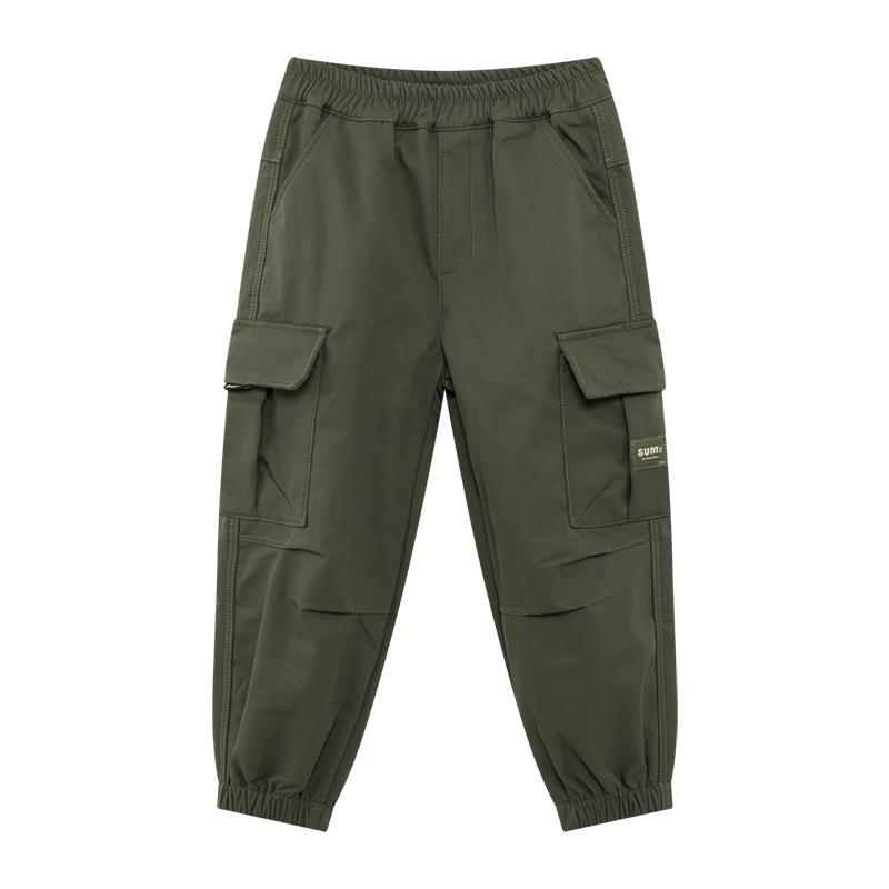 Zuo Xi Boys Fleece-Lined Cargo Pants 120