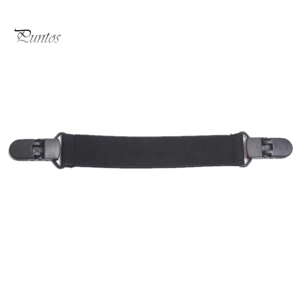 Puntos Car 2Pcs Motorcycle Bike Stirrup Pants Clips Leg Boot Elastic Adjustable Straps