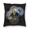 Bitcoin Cryptocurrency Square Throw Pillow Cover Decoration Print Ethereum Blockchain Btc Cryptocurrency Cushion Cover for Sofa