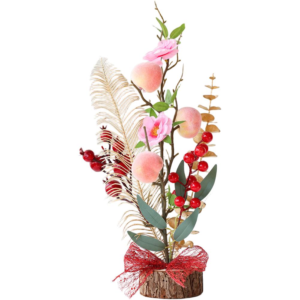 Modern Minimalist Style Plastic Tree Ornament for Festive For Tabletop Decoration Suitable for Seasonal and New Year Holiday Use