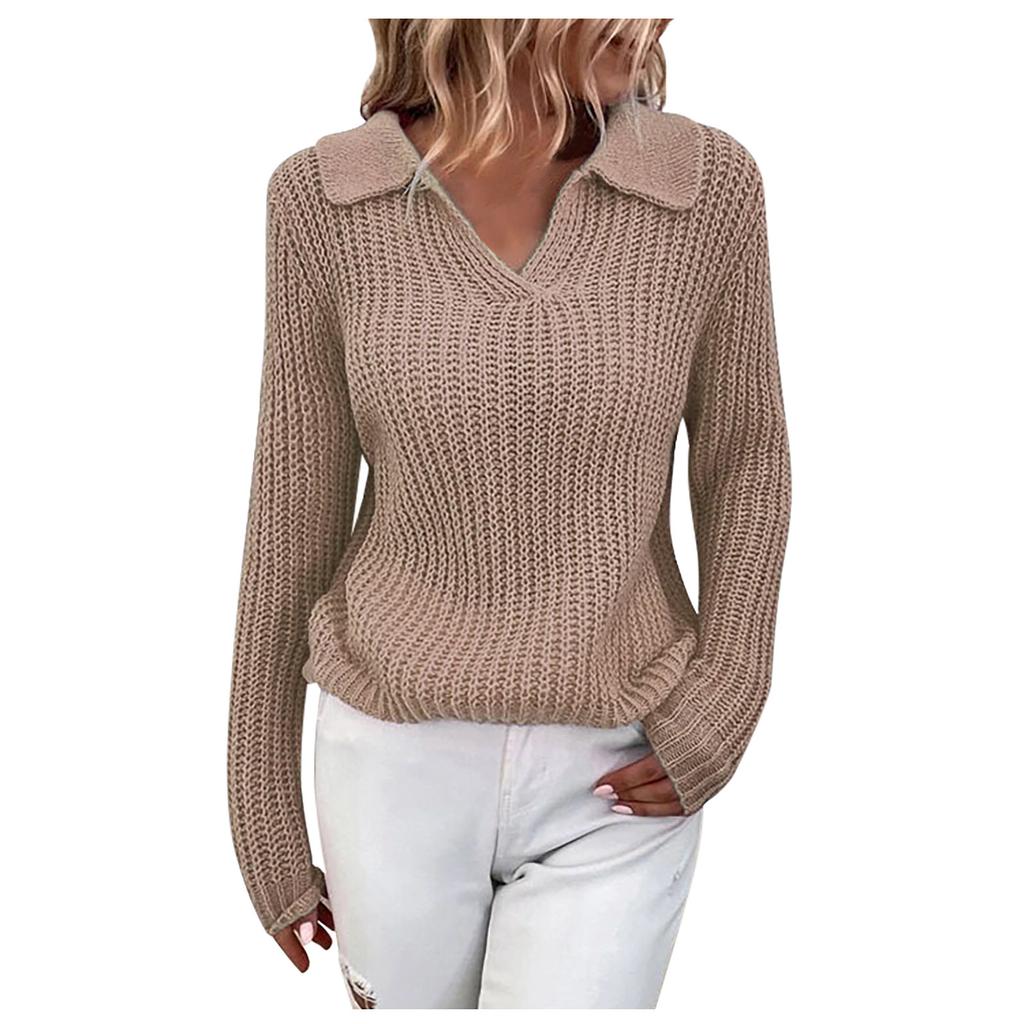 Women Casual Print Pullover O Neck Long Sleeve Sweater Top
