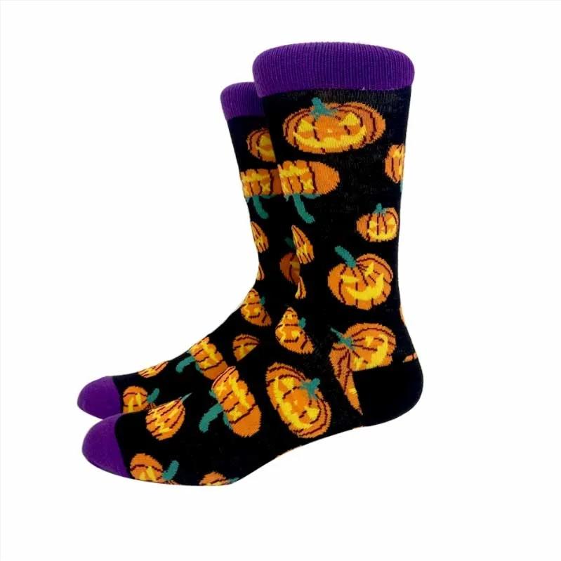 Nouveaux Chaussettes Halloween Femmes Harajuku Chaussettes Squelette Drôle Alien Hommes Chaussettes Chaussettes Citrouille Chaussettes Monstre Chaussettes Mi-Mollet Chauve-Souris Chaussettes Anime