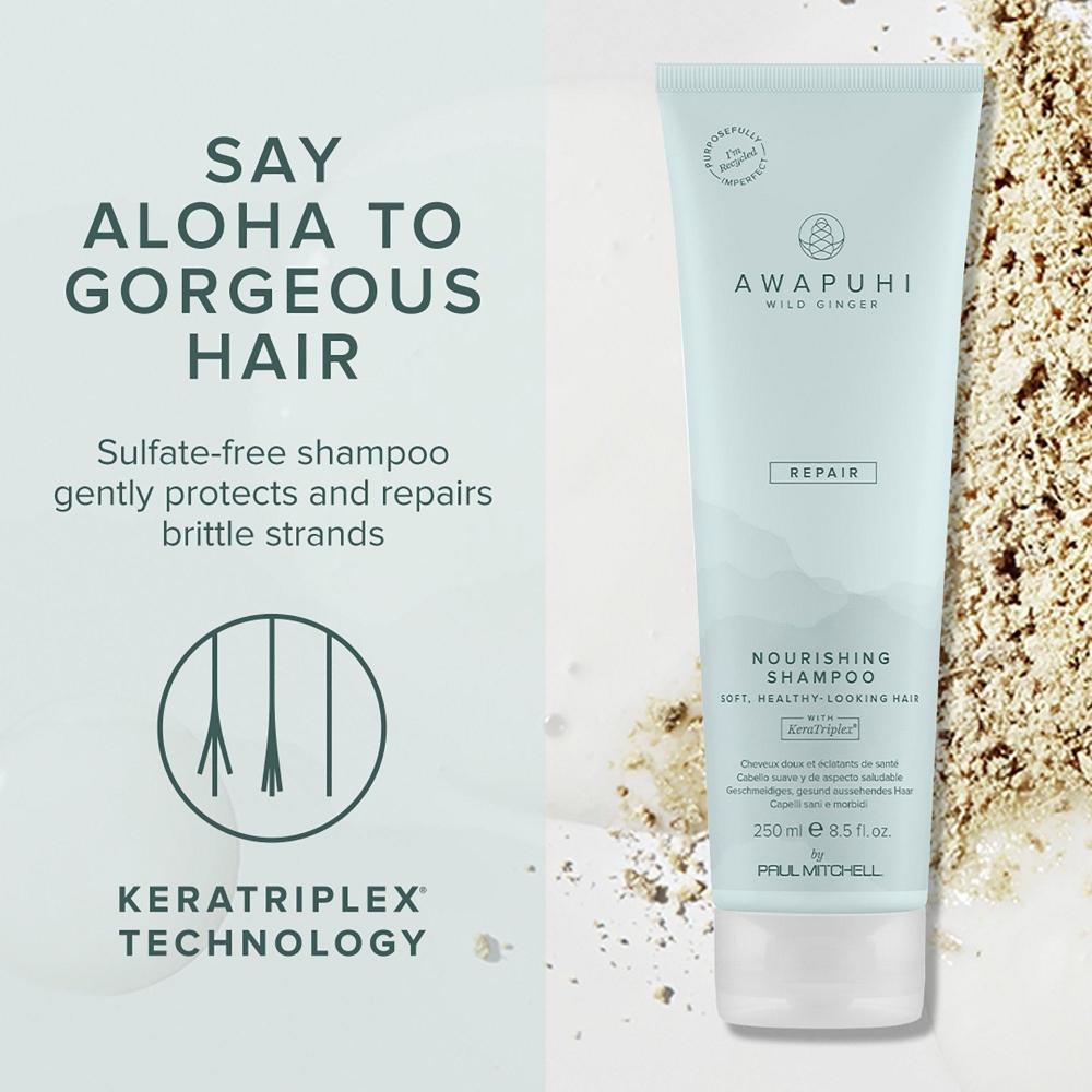 Paul Mitchell Travel Size Awapuhi Wild Ginger Nourishing Shampoo 2.5 Oz