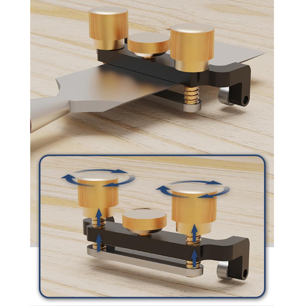 Mini Engraving Sharpener Carpentry Bearing Grinding Cutter Bracket Woodworking Planer Cutter Hand Polishing Fixing
