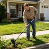 Long Handle Weed Puller Tool Heavy-Duty 2-in-1 Weeding Tool Hand Weed Rake And Hoe for Easy Weeding Soil Loosening Digging in Garden Yard Lawn