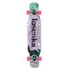 46IN Big Longboard Skateboard Boys Girls Beginners Adults Four-Wheel Street-Style Professional Double Rocker Maple Wood Dyed