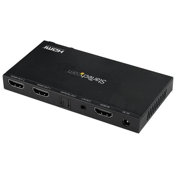 StarTech.Com Répartiteur HDMI à 2 ports - 4K 60 Hz avec scaler incorporé - Son surround 7.1