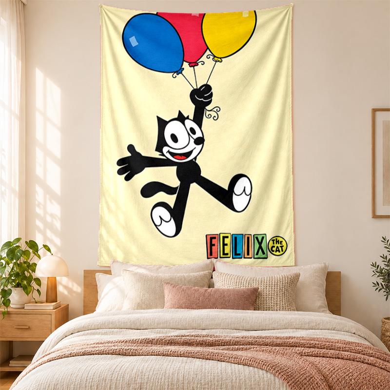 Felix the Cat Tapestry highquality for decorating living room bedroom dorm walls ideal as bedroom wallart orholiday gift