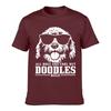 All Dogs Are Cool But Doodles Rule Solid Washed Vintage Tee Distressed Loose