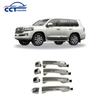 Chrome Door Handle Cover Exterior Door Handle Cover for Toyota LX570 16+Land Cruiser LC200 16+ Prado 10+ GX460 10+ 4 Runner 19+
