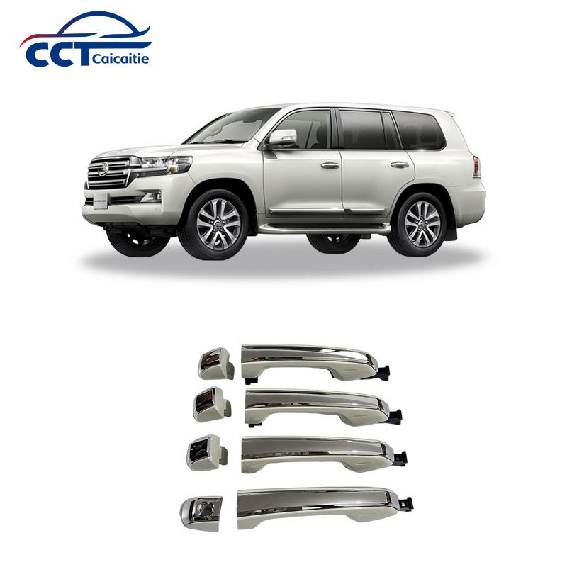 Chrome Door Handle Cover Exterior Door Handle Cover for Toyota LX570 16+Land Cruiser LC200 16+ Prado 10+ GX460 10+ 4 Runner 19+