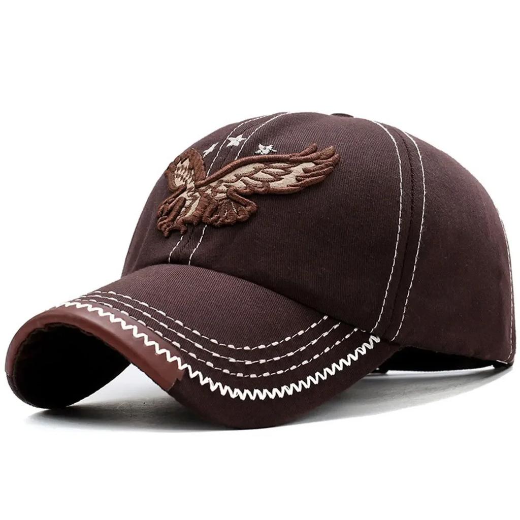 Men's & Women's Eagle Design Baseball Cap Moisture-Wicking Outdoor Sun Hat Casual Snapback for Sports Travel