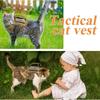 Tactical chest harness vest-style traction rope anti-escape adjustable outdoor cat leash for pets dog chain camouflage pattern