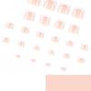 Bling Press On Round Fake Toenails Lasting Effect with Moderate Thickness for Toe Decoration Home Nail DIY