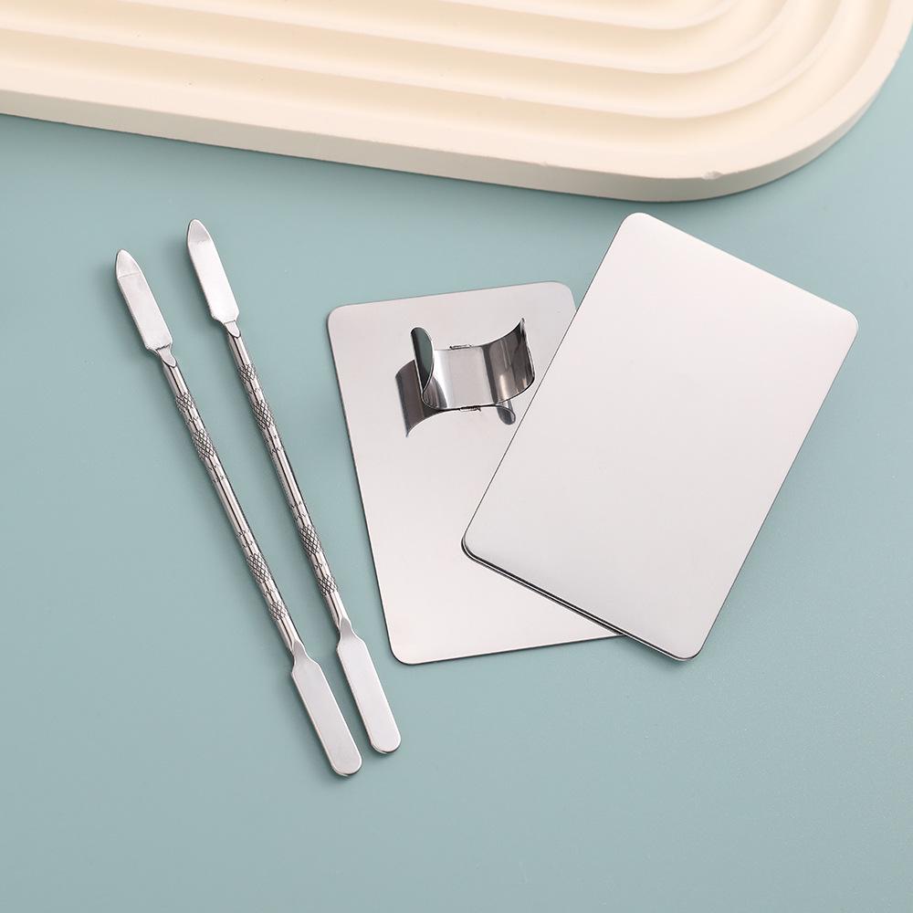 In-Stock Stainless Steel Makeup Mixing Palette Set - Hot Seller