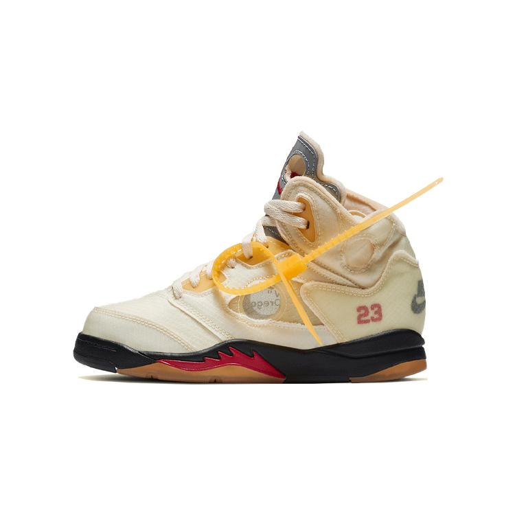 Jordan 5 Retro Off-White Sail PS CV4827-100 29.5