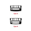 Car CD Panel Trim Center Console Cover Carbon Fiber Sticker Trim Cover For BMW 5 Series E60 2008-10 Interior Accessoire Voiture