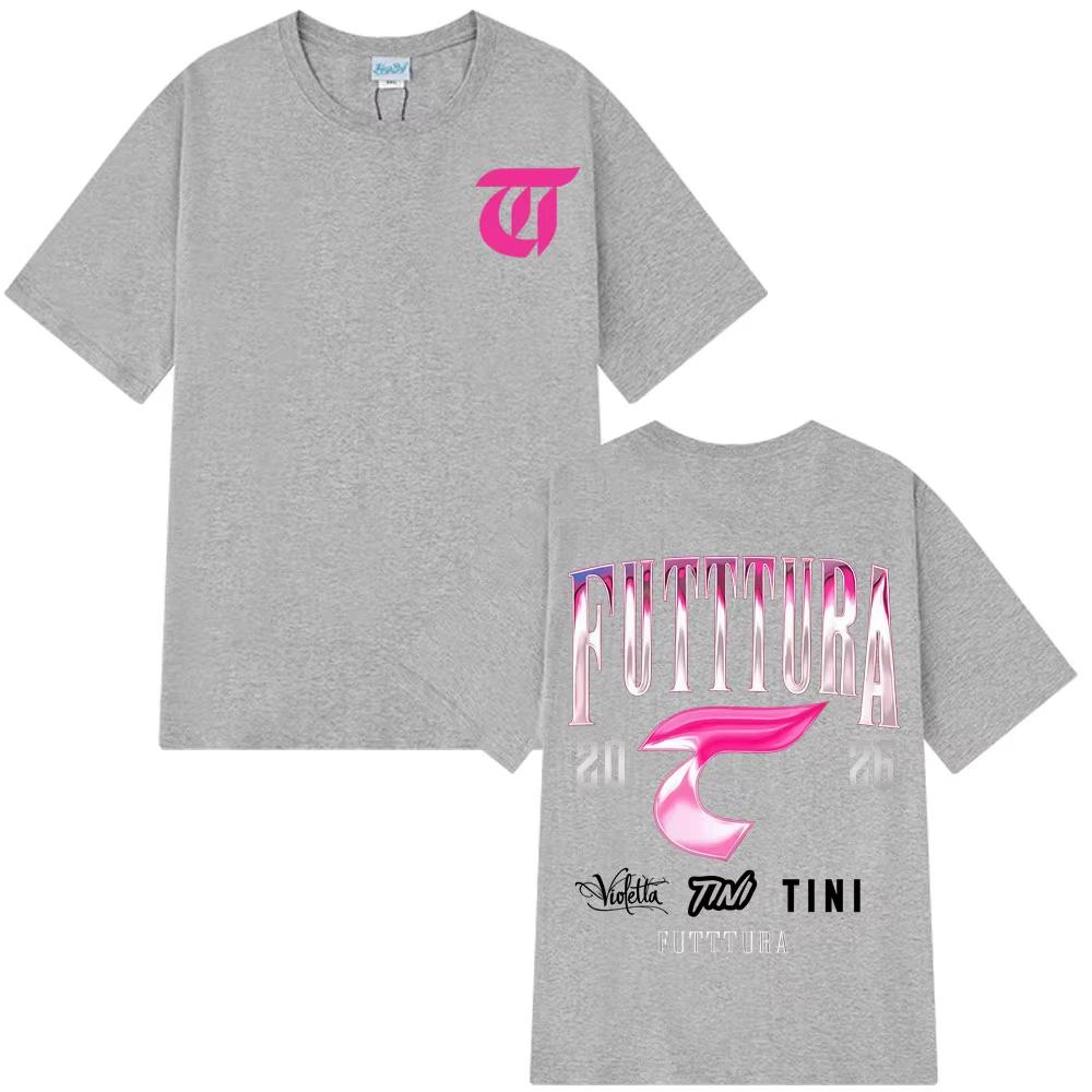 Singer TINI STOESSEL Futtura Album 2026 Tour Tshirt Men Women Fashion Aesthetic Tees pure Cotton Casual T Shirt Fan Gifts