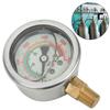 M10x1 Tooth 18NPT Back Thread Stainless Steel Pressure Gauge for 40MPA Inflator Shockproof