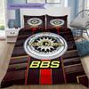 Bbs Gear Logo Custom Name Pattern Bedding Quilt Set Quilt Cover Pillowcase Home Birthday Gift(1 * Duvet Cover + 2 * Pillowcase, Without Core)