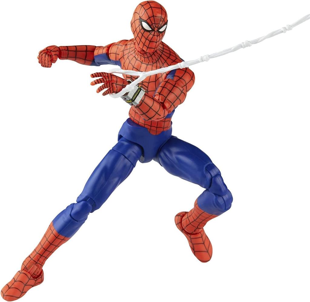 Hasbro Spider-Man 60th Anniversary Marvel Legends 6 Inch Action Figure Toei TV Series Version Spider-Man Marvel Legends ML Japan Toei Version