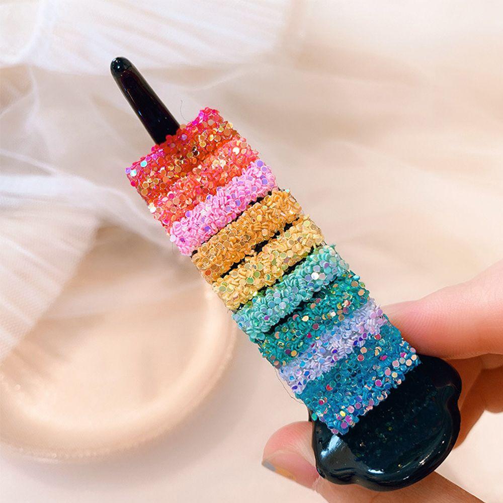 

Fashion New Hair Accessories Rainbow Colorful Claw Clips Holder Clip Hairpins Hair Claws разноцветный