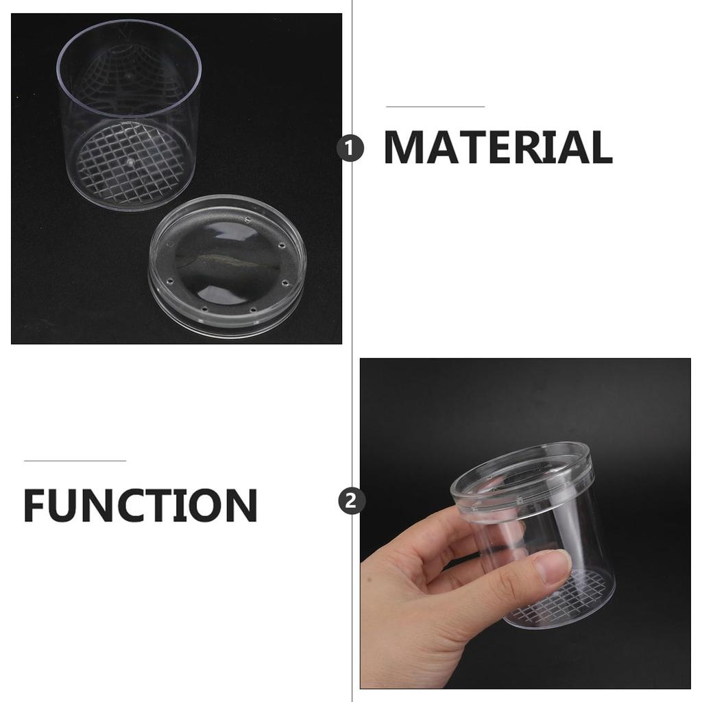 LEDMOMO Malá klec na hmyz 6 kusů Lupa Pozorovatel hmyzu Pouzdro na hmyz s lupou Krabička Lupa Mikroskop Lupa Lupa Průzkum přírody