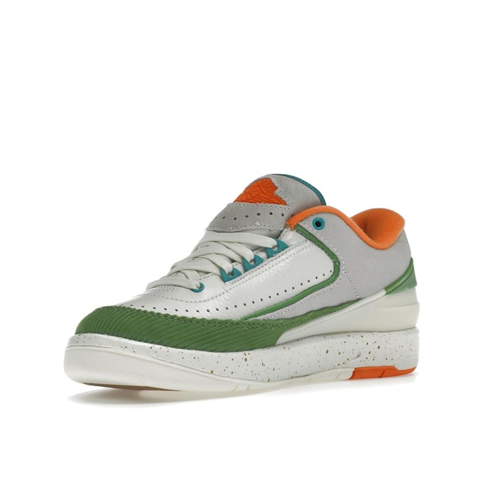 Titan X  Air Jordan 2 Retro Low Women Sneakers Cream Sail Safety-Orange DV6206-183