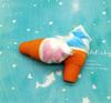 Kids PU Simulation Candy Color Ice Cream Ball Squishy Toy Cake Bread Gag Joke Toys Slow Rising Squee
