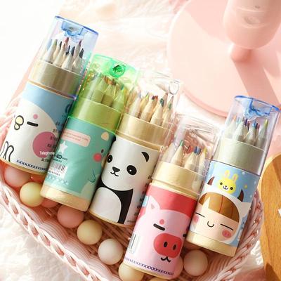 12-Farben Mini-Bleistiftset für Kinder - Niedlich, klein und perfekt zum Ausmalen & Zeichnen