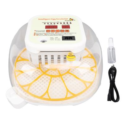 12 Eier Inkubator LED-Anzeige Temperaturregelung Automatisches Wenden Multifunktional für Hühner Wachteleier