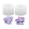 Flexible Elephant Craft Mold Multipurpose Use Suitable for Festival Decorations Handmade Gifts and Seasonal Crafts
