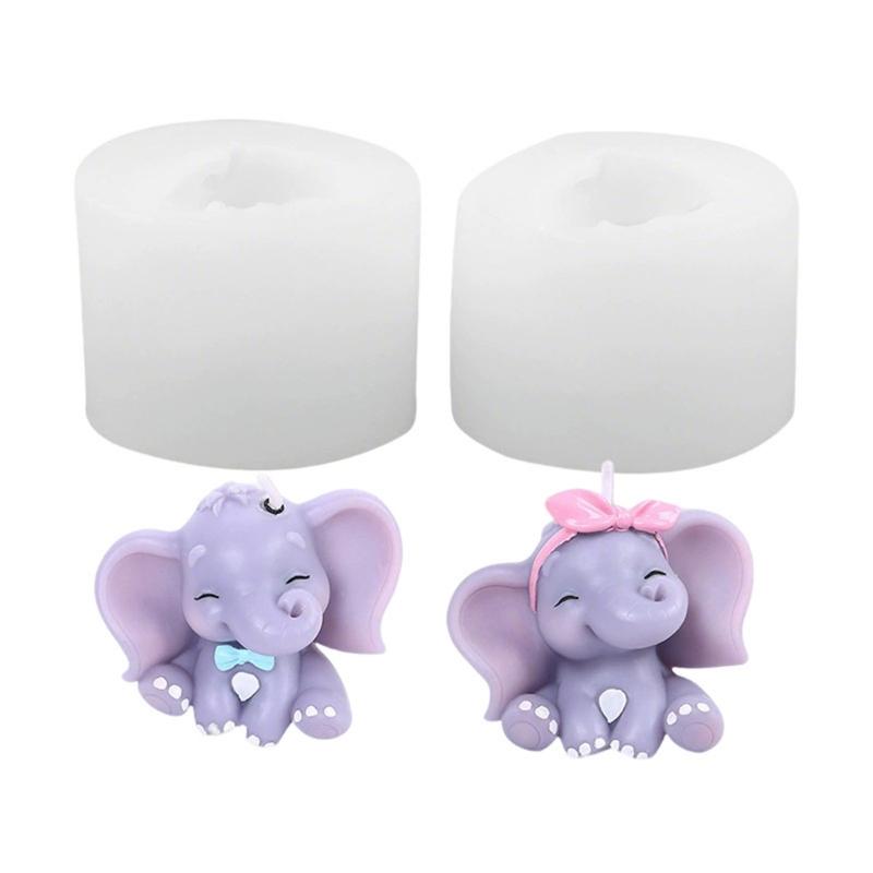 Flexible Elephant Craft Mold Multipurpose Use Suitable for Festival Decorations Handmade Gifts and Seasonal Crafts
