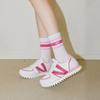 [Catch Teenieping] Edition Mid Socks_L/PINK (Uni)