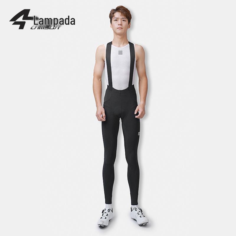 

Велобрюки Lampaida с быстрым снятием: Теплые мужские брюки для шоссейного велосипеда на осень/зиму (5-15°C) XXL чёрный