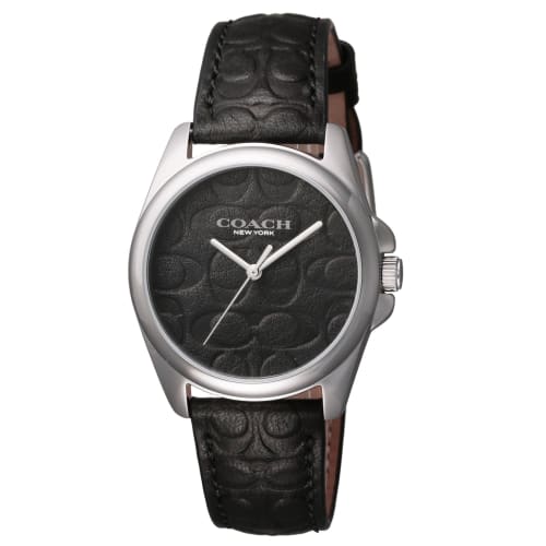 

Coach GREYSON Watch, 36mm, Black Dial, Stainless Steel, Mineral Glass Quartz Movement, Water Resistant, China Watch, 14504142, Women s, Black
