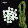 12/25/30Pcs Charm Bag Accessories Color-changing Grape Keychain DIY Hand Woven Material Package Beads Grape DIY Craft Kit