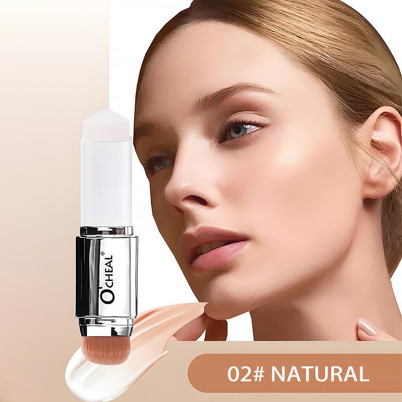 OCHEAL Stick Fondotinta e Correttore Full Coverage che Cambia Colore con Pennello