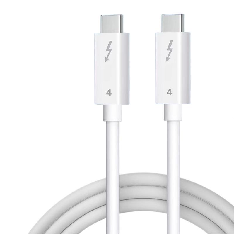 240W Thunderbolt 4 USB-C Dual Cable for Android and Car PD Charging