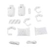 2 Pcs Smart Curtain Opener Closer APP Control WiFi Automatic Curtain Opener for Roman Rod T Shaped U Shaped Track
