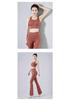 Women's Summer Yoga Tank Top with Chest Pads - Professional, High-End, Long Sleeveless Pilates Fitness Set