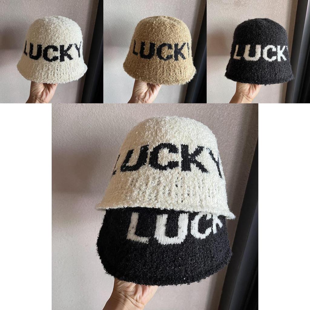Fashion Bucket Hat For Women With Wide Brim And Warm Polyester Material For Autumn Winter Style