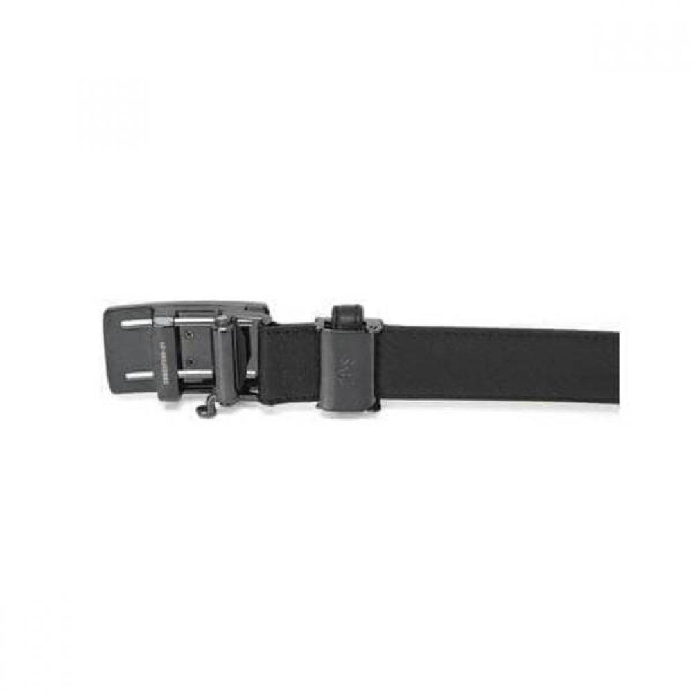 Daks Automatic Belt Black Check Pattern Embossed Matte Buckle Cowhide Dbbe6f089k
