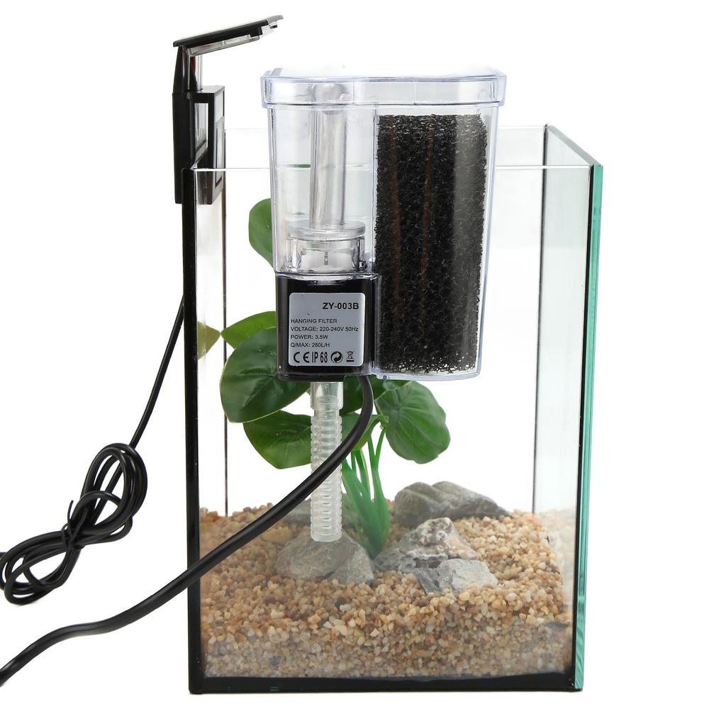Aquarium Kit Innovative Universal Small Fish Tank Starter Kit with Filter Pump LED Clip Light for