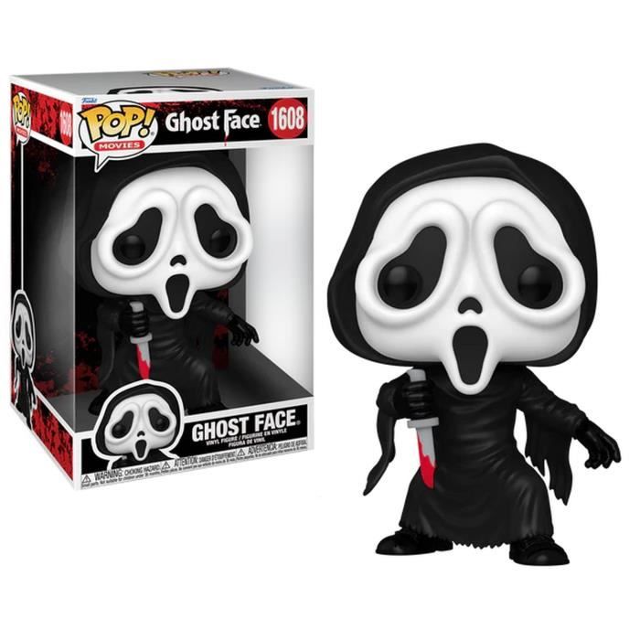 Statua - funko - ghostface - jumbo pop n° 1608 - scream - nero - 14 anni e più nero