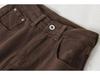 Coffee-Colored High Waist Harem Jeans - Slimming, Elastic, Versatile for Spring & Autumn 2026